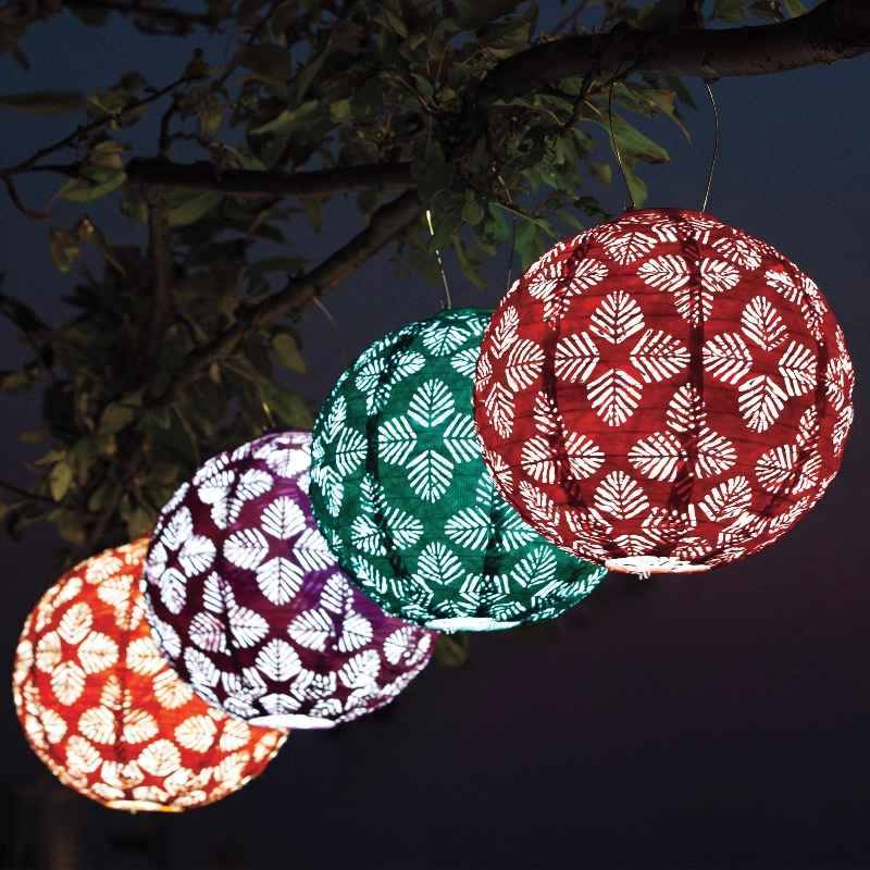 Brights Geo Palm Solar Lantern, 12